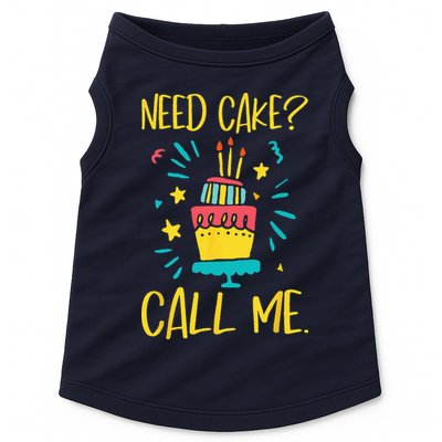 Need Cake Baking Baker Pastry Cake Decorator CakeArtist Doggie Tank