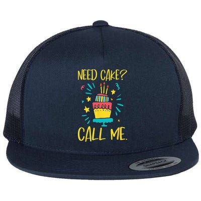 Need Cake Baking Baker Pastry Cake Decorator CakeArtist Flatbill Hat