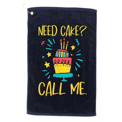 Need Cake Baking Baker Pastry Cake Decorator CakeArtist Golf Towel