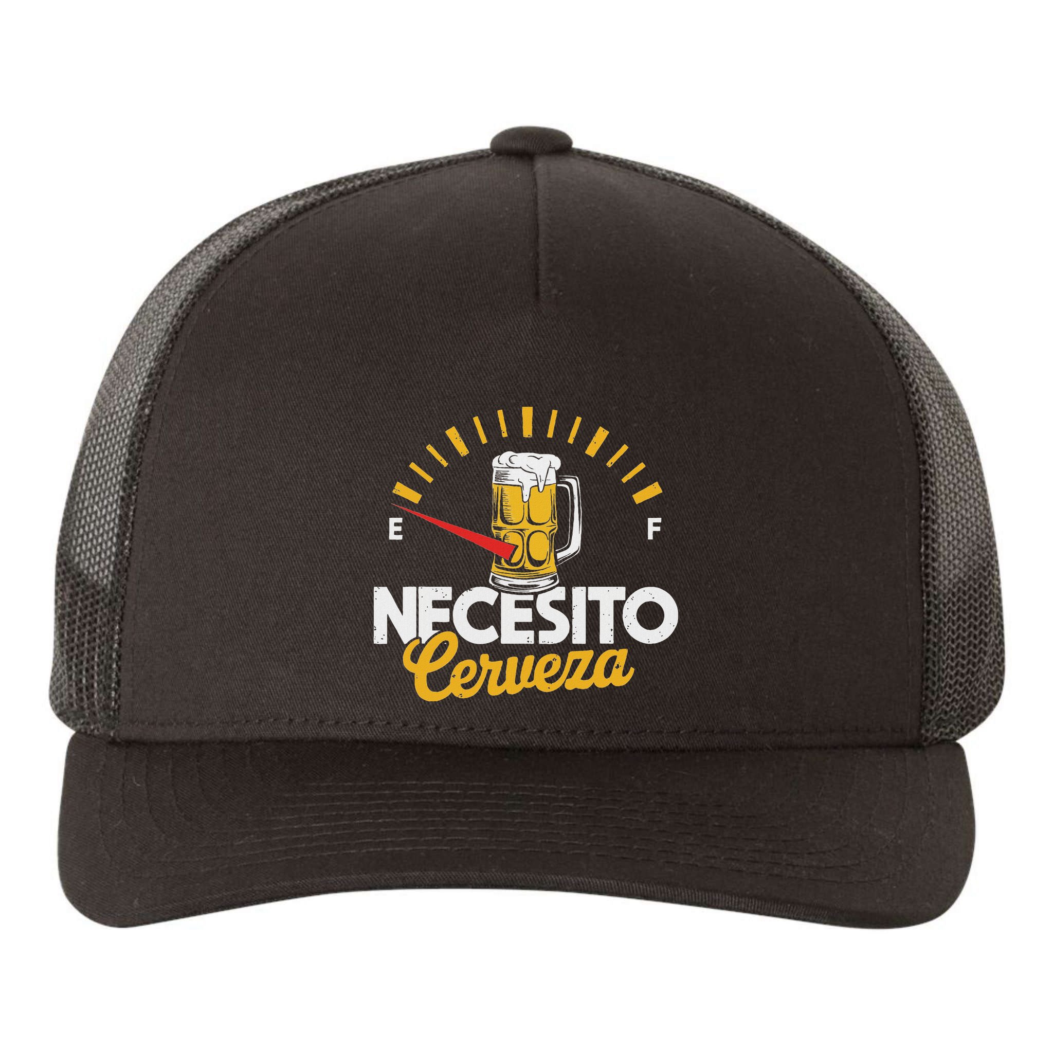 Necesito Cerveza Beer Lover Yupoong Adult 5-Panel Trucker Hat