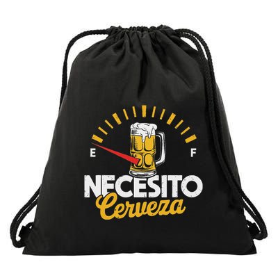 Necesito Cerveza Beer Lover Drawstring Bag