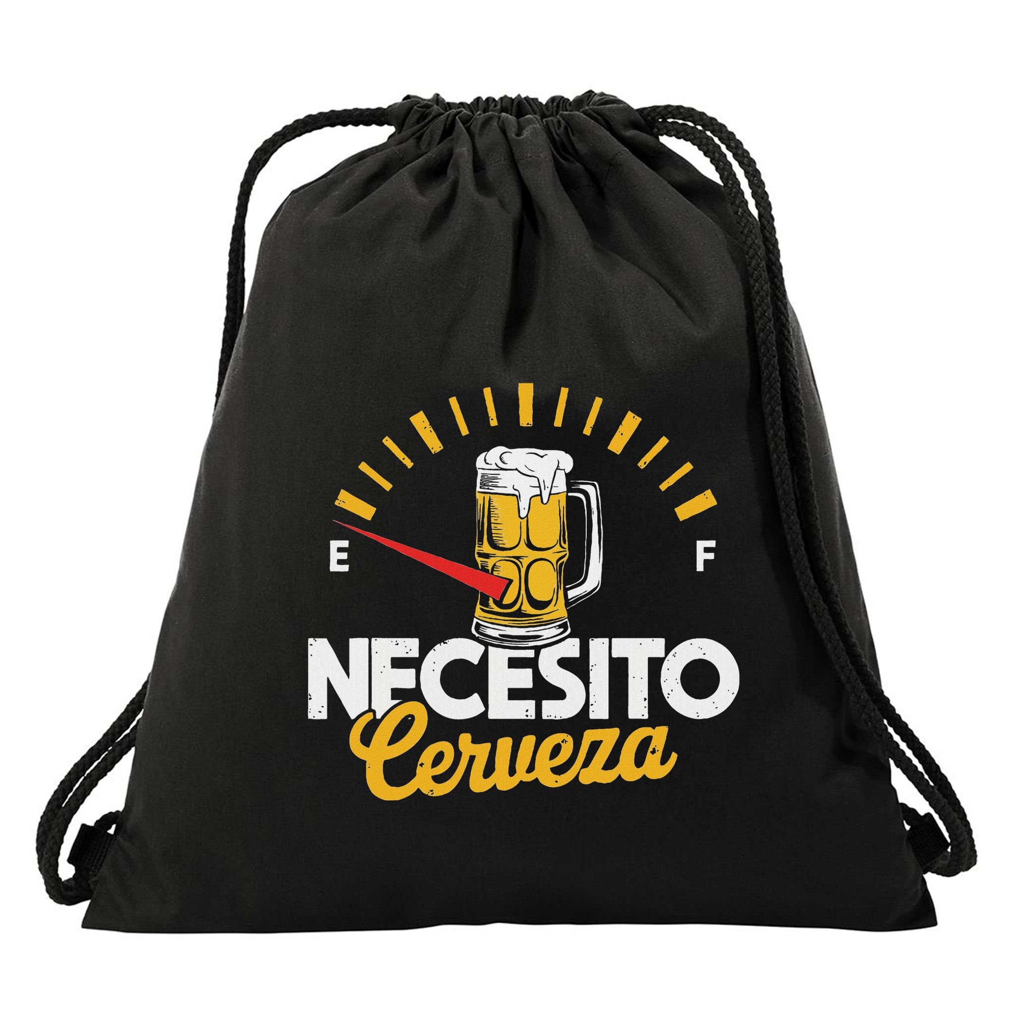 Necesito Cerveza Beer Lover Drawstring Bag
