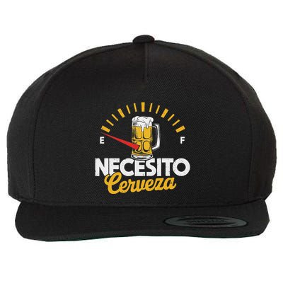Necesito Cerveza Beer Lover Wool Snapback Cap