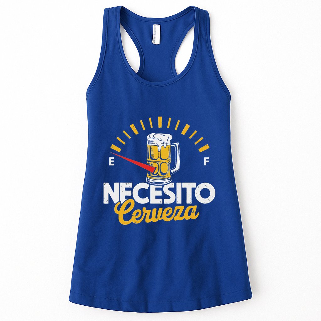Necesito Cerveza Beer Lover Womens Tank Top