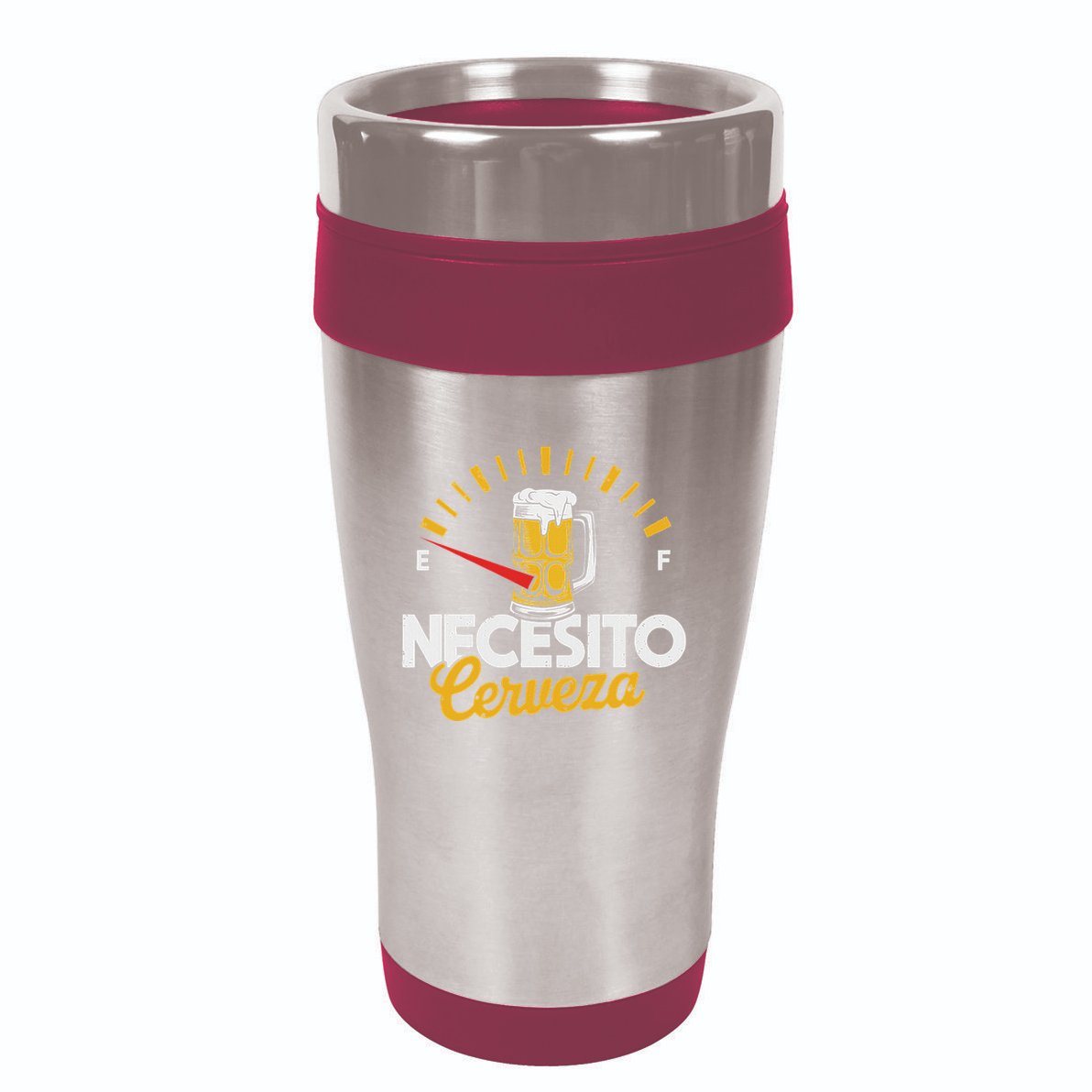 Necesito Cerveza Beer Lover 16oz Travel Tumbler