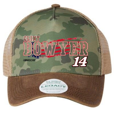 N.A.S.C.A.R Clint Bowyer Flag Legacy Tie Dye Trucker Hat