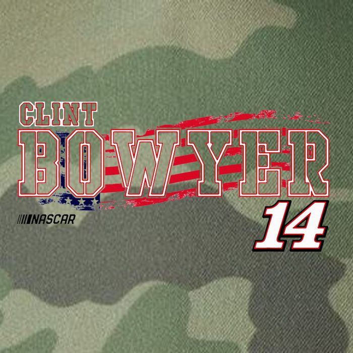 N.A.S.C.A.R Clint Bowyer Flag Legacy Tie Dye Trucker Hat