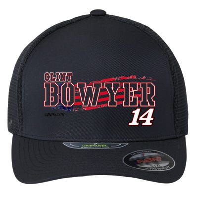 N.A.S.C.A.R Clint Bowyer Flag Flexfit Unipanel Trucker Cap