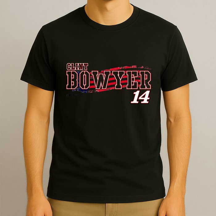 N.A.S.C.A.R Clint Bowyer Flag T-Shirt