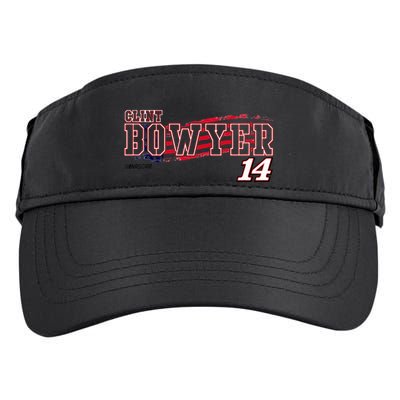 N.A.S.C.A.R Clint Bowyer Flag Adult Drive Performance Visor