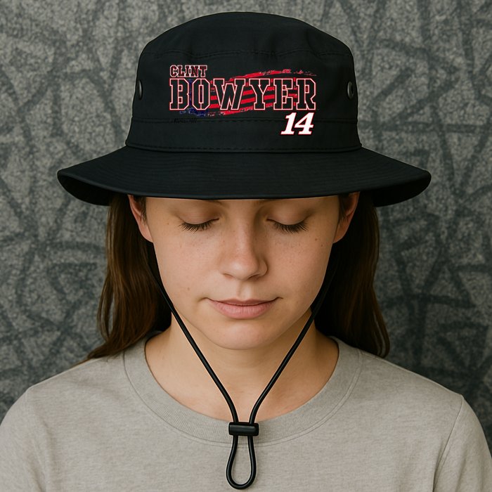 N.A.S.C.A.R Clint Bowyer Flag Bucket Hat