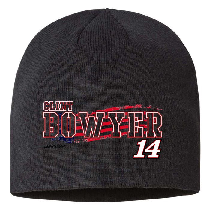 N.A.S.C.A.R Clint Bowyer Flag Sustainable Beanie