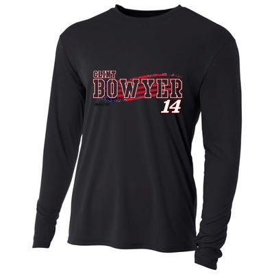 N.A.S.C.A.R Clint Bowyer Flag Cooling Performance Long Sleeve Crew