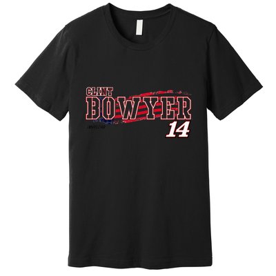 N.A.S.C.A.R Clint Bowyer Flag Premium T-Shirt
