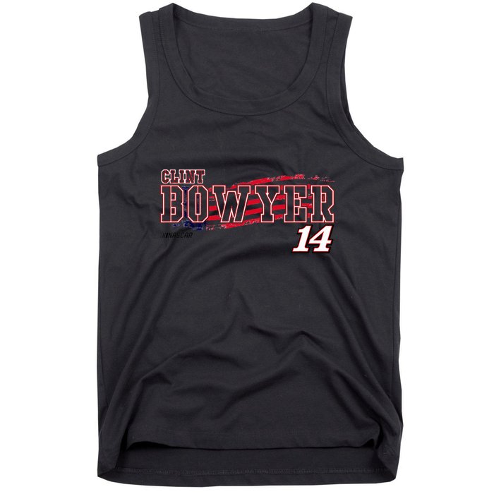 N.A.S.C.A.R Clint Bowyer Flag Tank Top