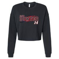 N.A.S.C.A.R Clint Bowyer Flag Cropped Pullover Crew