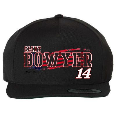 N.A.S.C.A.R Clint Bowyer Flag Wool Snapback Cap