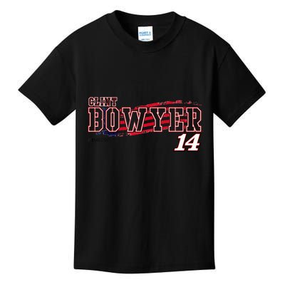 N.A.S.C.A.R Clint Bowyer Flag Kids T-Shirt