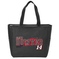 N.A.S.C.A.R Clint Bowyer Flag Zip Tote Bag