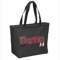 N.A.S.C.A.R Clint Bowyer Flag Zip Tote Bag