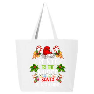 Nurse Christmas Be Nice To The Nurse Santa Is Watching Gift 25L Jumbo Tote