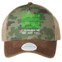 Nerd Computer Binary Code For Developer Geeks & Admins Legacy Tie Dye Trucker Hat