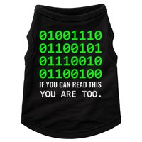 Nerd Computer Binary Code For Developer Geeks & Admins Doggie Tank