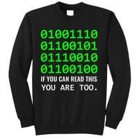 Nerd Computer Binary Code For Developer Geeks & Admins Sweatshirt