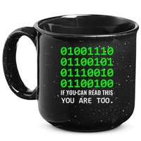 Nerd Computer Binary Code For Developer Geeks & Admins 15oz Campfire Ceramic Mug