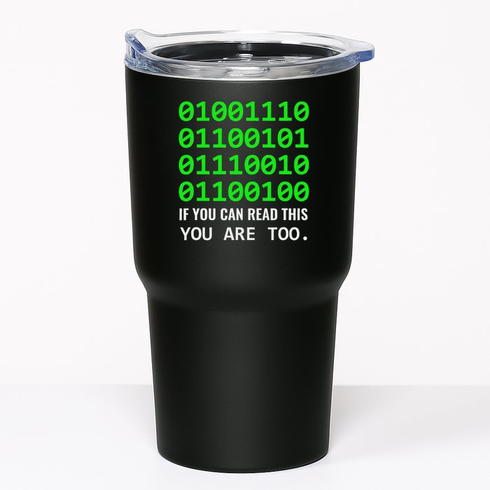 Nerd Computer Binary Code For Developer Geeks & Admins Tumbler