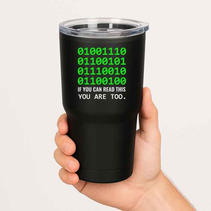 Nerd Computer Binary Code For Developer Geeks & Admins Tumbler