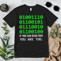Nerd Computer Binary Code For Developer Geeks & Admins Premium T-Shirt