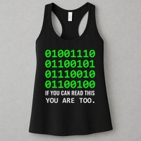 Nerd Computer Binary Code For Developer Geeks & Admins Womens Tank Top