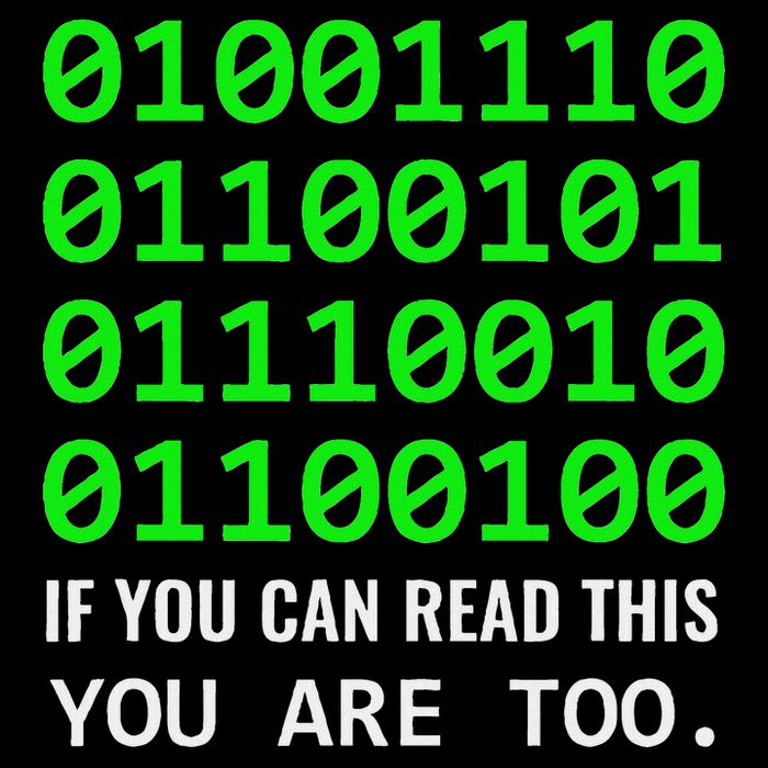 Nerd Computer Binary Code For Developer Geeks & Admins Tall Hoodie