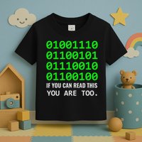 Nerd Computer Binary Code For Developer Geeks & Admins Toddler T-Shirt
