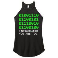 Nerd Computer Binary Code For Developer Geeks & Admins Women's Perfect Tri Rocker Tank