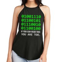 Nerd Computer Binary Code For Developer Geeks & Admins Women's Perfect Tri Rocker Tank