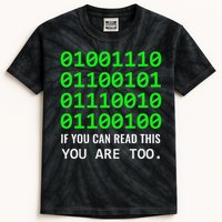 Nerd Computer Binary Code For Developer Geeks & Admins Kids Tie-Dye T-Shirt
