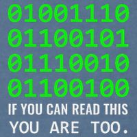 Nerd Computer Binary Code For Developer Geeks & Admins Garment-Dyed Sweatshirt