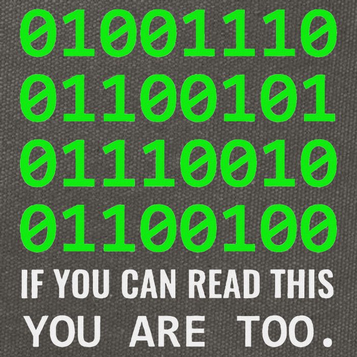 Nerd Computer Binary Code For Developer Geeks & Admins Cotton Canvas Backpack