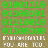Nerd Computer Binary Code For Developer Geeks & Admins Garment-Dyed Women's Muscle Tee