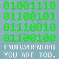 Nerd Computer Binary Code For Developer Geeks & Admins Sueded Cloud Jersey T-Shirt