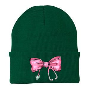 Nurse Coquette Bow Stethoscope Nursing Doctor Knit Cap Winter Beanie