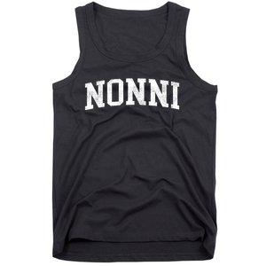 Nonni Classic Bold Font Nonni Birthday Gift Tank Top