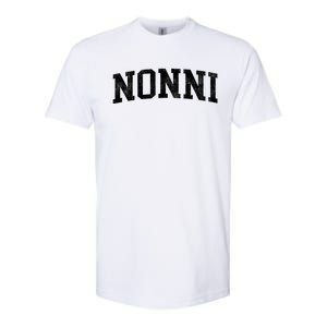 Nonni Classic Bold Font Nonni Birthday Gift Softstyle CVC T-Shirt