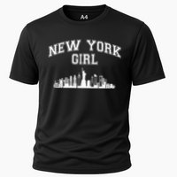 Newyork City Born Nyc New York Girl Cooling Performance Crew T-Shirt