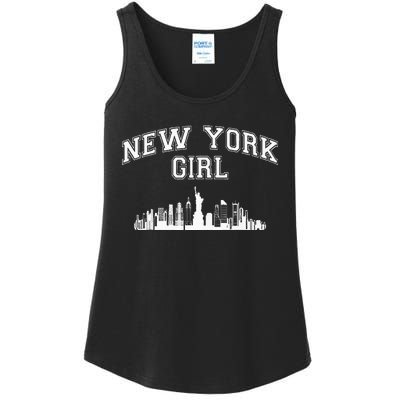 Newyork City Born Nyc New York Girl Ladies Essential Tank