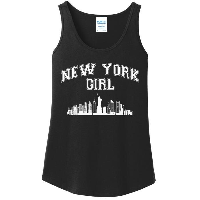 Newyork City Born Nyc New York Girl Ladies Essential Tank