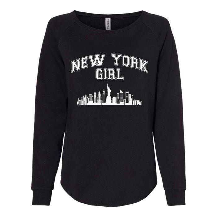 Newyork City Born Nyc New York Girl Womens California Wash Sweatshirt