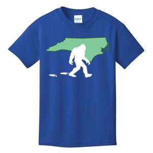 North Carolina Bigfoot Hunter State Gift Kids T-Shirt